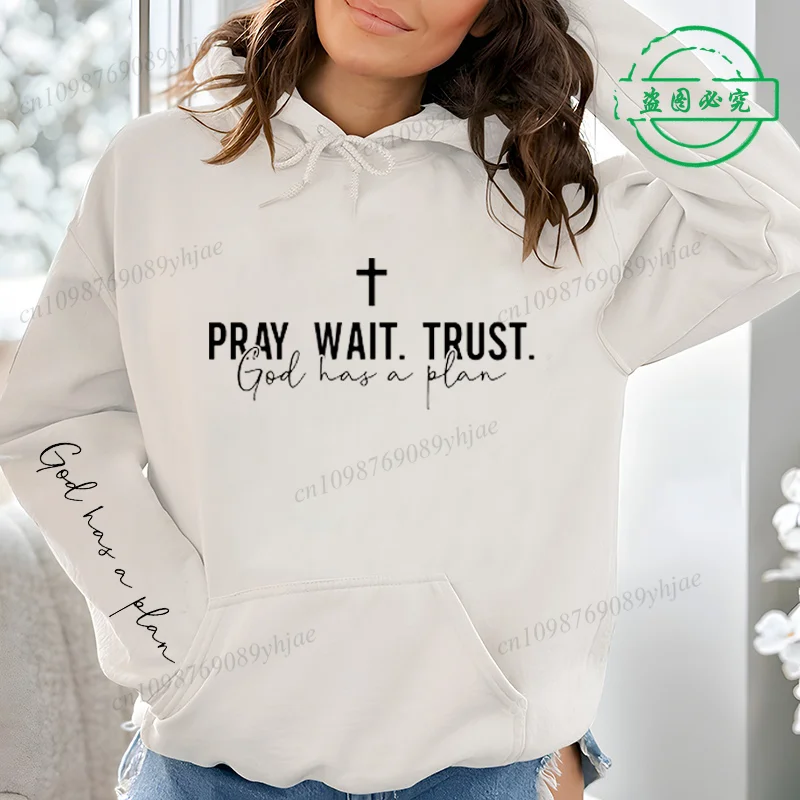 Women Fashion Quotes - Trendy Christian Quote Print Sweatshirts Female