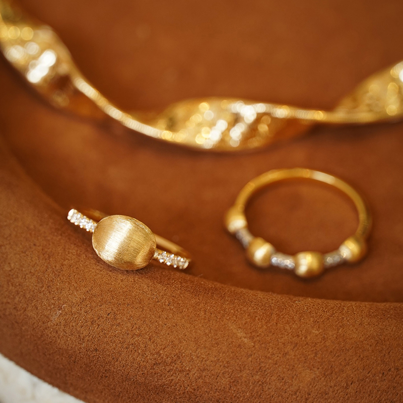 Aazuo Fashion Vintage Jewelry  - Women'S Fashion Rings Gold ulasan dan harga