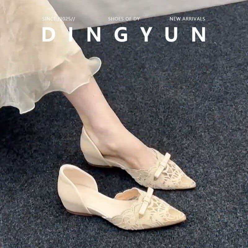 French-style Gentle Bow High-h - Women'S Fashion Spring Summer 2026 ulasan dan harga