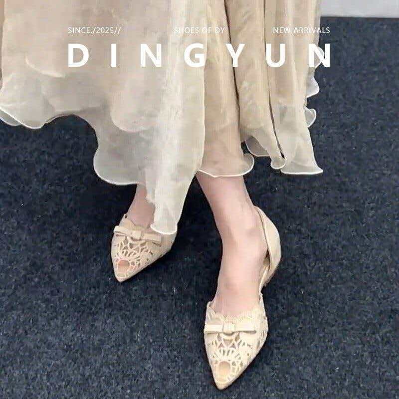 French-style Gentle Bow High-h - Women'S Fashion Spring Summer 2026 ulasan dan harga
