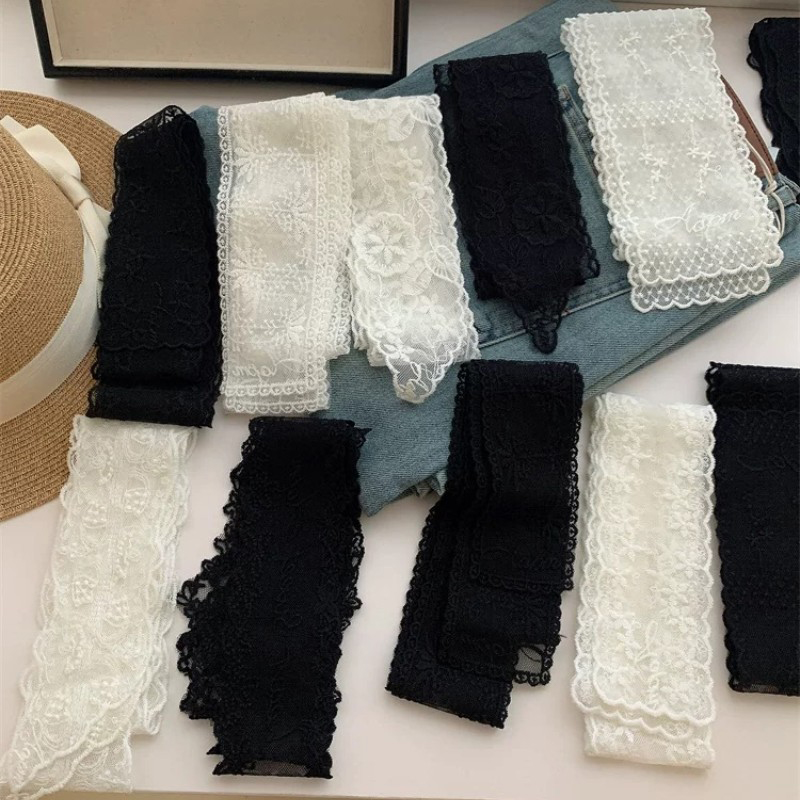 Fashion Y2k Long Lace Waistban - Women'S Fashion Y2K Lace Bow Tie Flounce Sleeve Dress ulasan dan harga