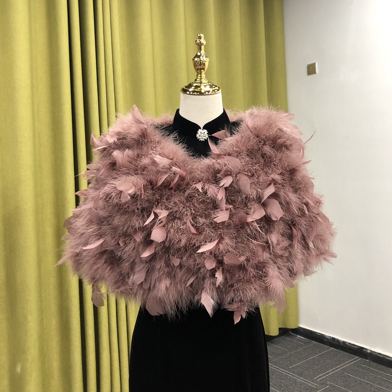 Women's shawl, real fur cape,  - Turkey Women Fashion ulasan dan harga