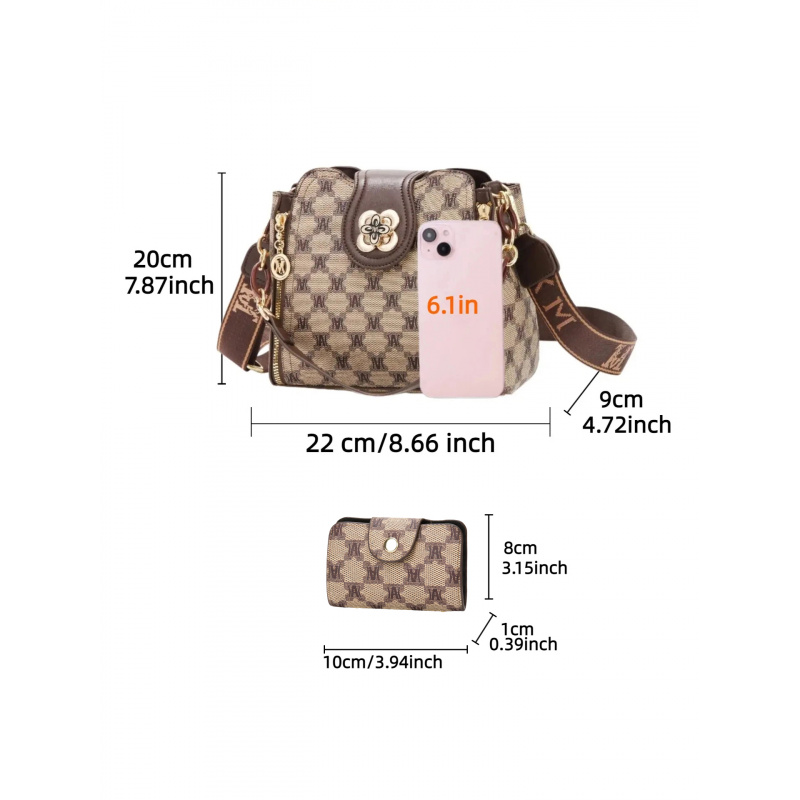 vintage letter printed shoulde - Crossbody Bag Women ulasan dan harga