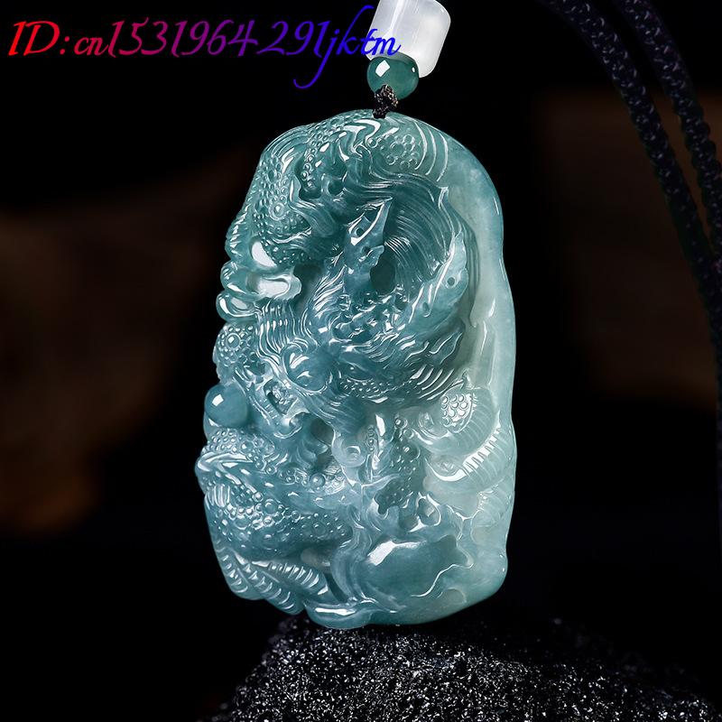 Natural Burmese Jadeite Dragon - Women'S Fashion ulasan dan harga