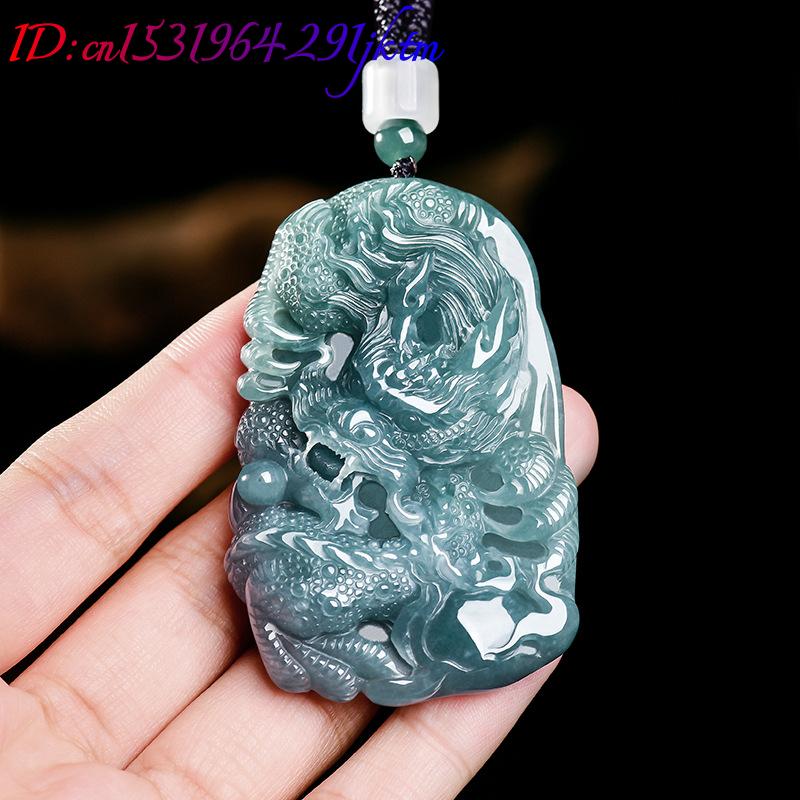Natural Burmese Jadeite Dragon - Women'S Fashion ulasan dan harga