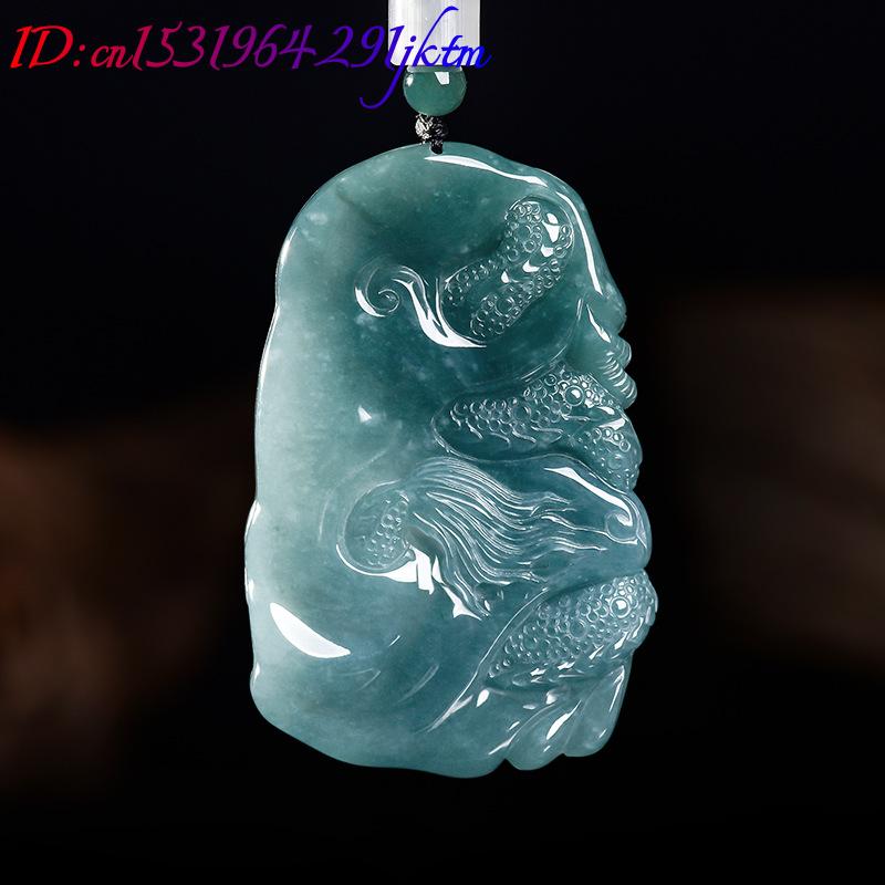Natural Burmese Jadeite Dragon - Women'S Fashion ulasan dan harga