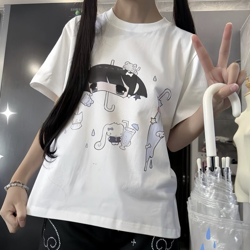Japanese Cute Umbrella Print S - Women'S Fashion Umbrella ulasan dan harga