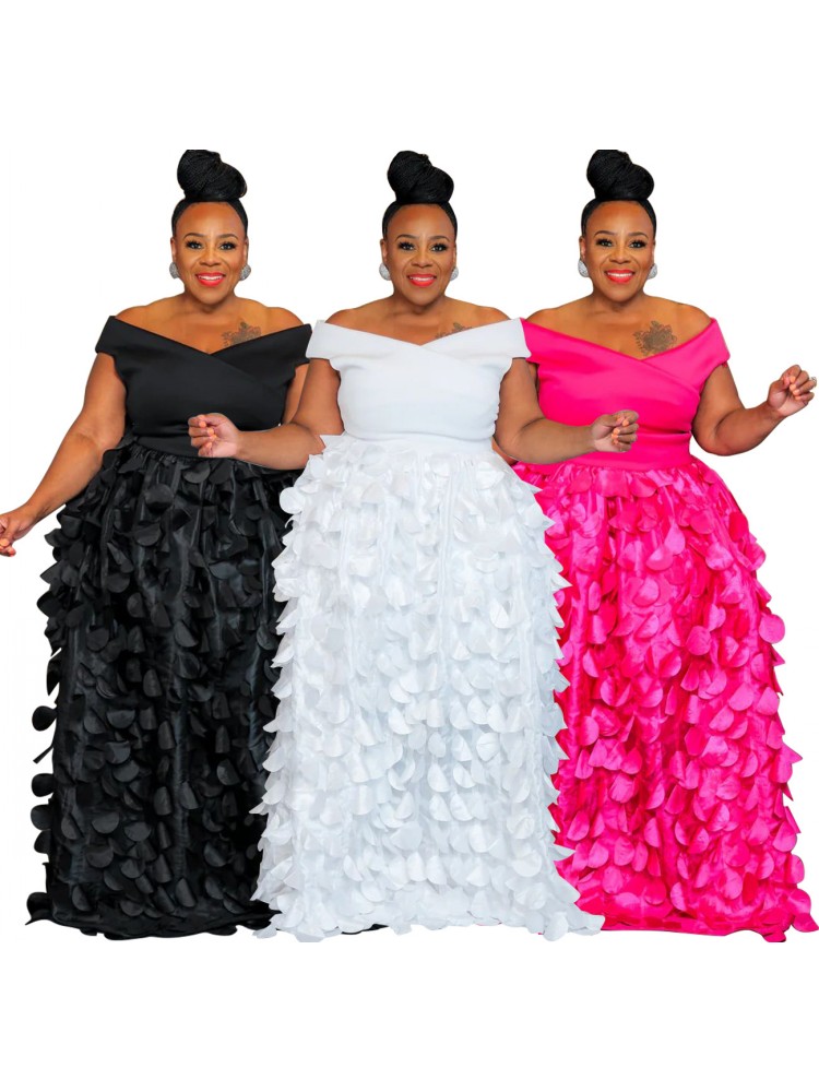 XL-5XL Plus Size Elegant Maxi  - Xl Women'S Fashion ulasan dan harga