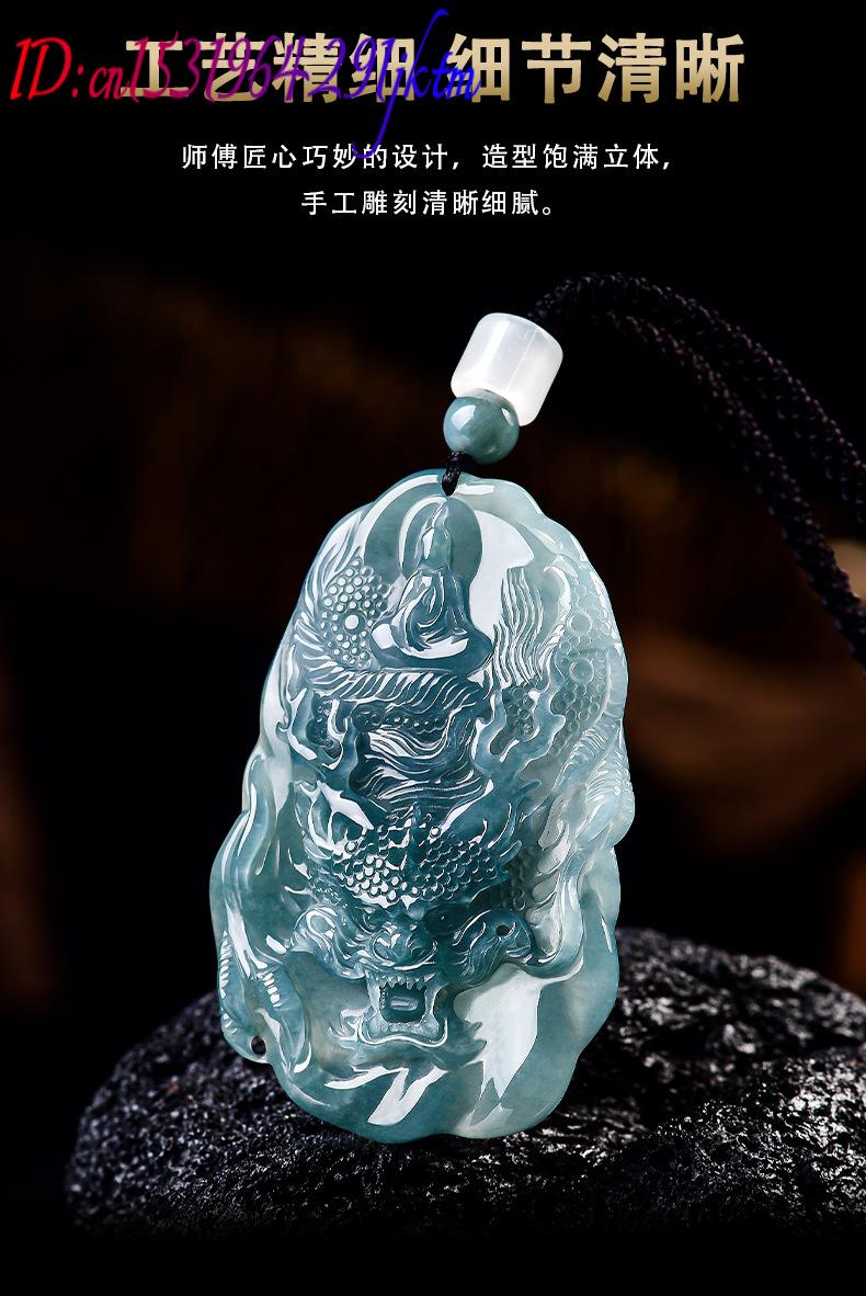 Natural Burmese Jadeite Dragon - Women'S Fashion ulasan dan harga
