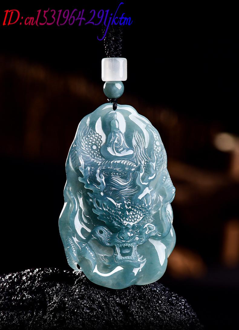 Natural Burmese Jadeite Dragon - Women'S Fashion ulasan dan harga
