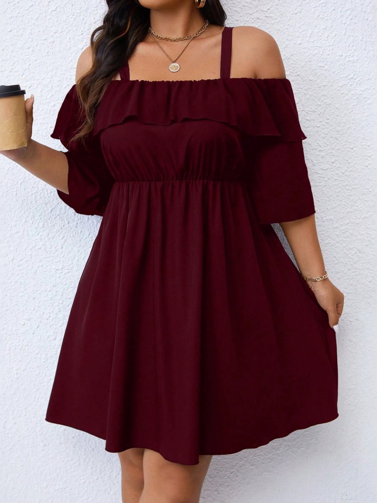XL-5XL Plus Size Clothes Dress - Xl Women'S Fashion ulasan dan harga