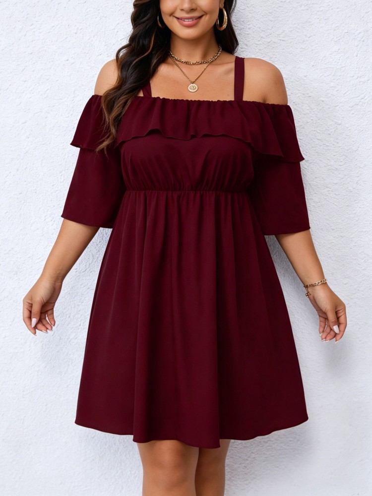 XL-5XL Plus Size Clothes Dress - Xl Women'S Fashion ulasan dan harga