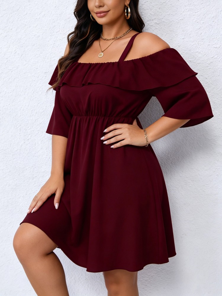 XL-5XL Plus Size Clothes Dress - Xl Women'S Fashion ulasan dan harga