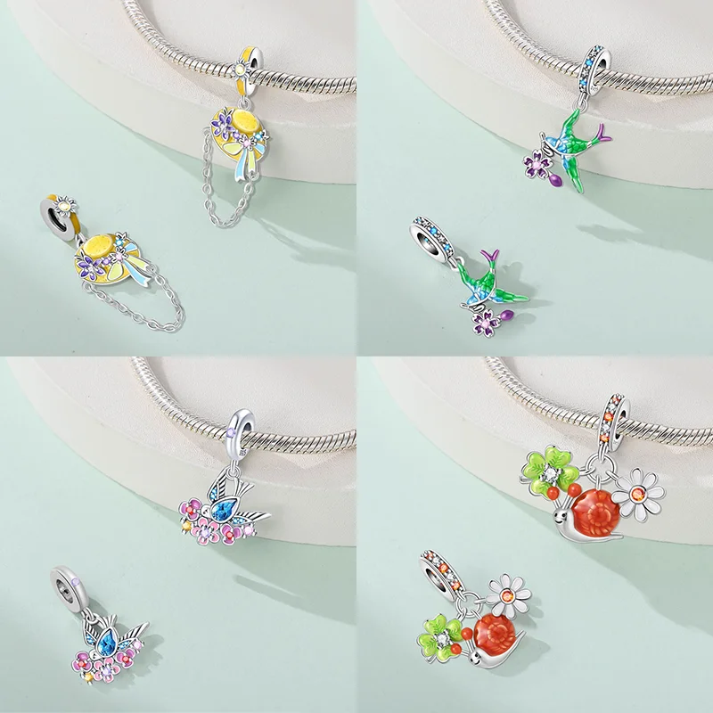 Silver-Plated Umbrella Charm B - Women'S Fashion Umbrella ulasan dan harga