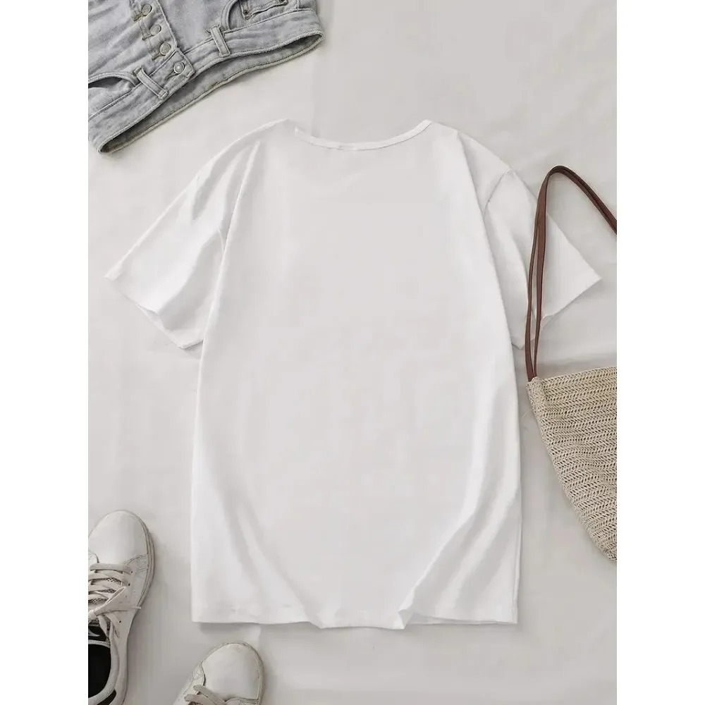 Faith Quote Graphic T-shirt Bl - Women Fashion Quotes ulasan dan harga