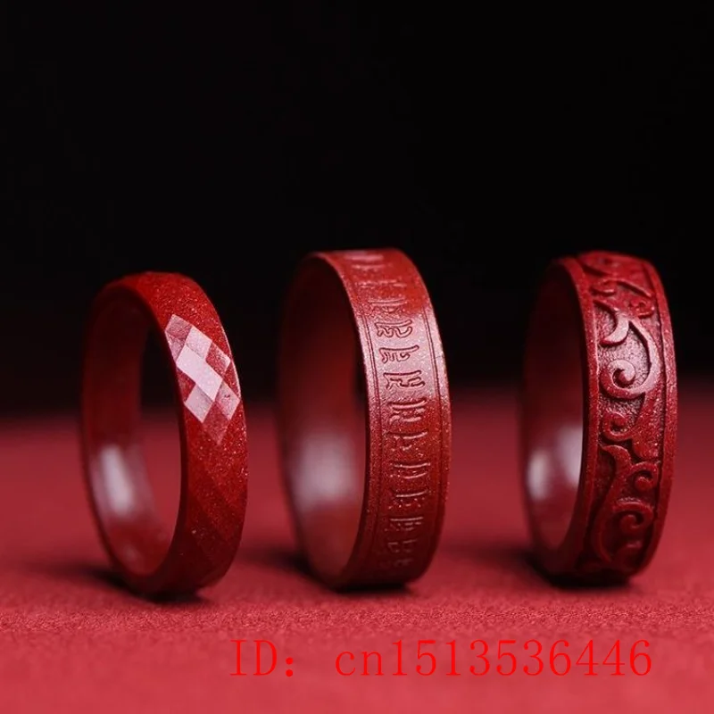 Natural Authentic Cinnabar Rin - Women Fashion Jewellery ulasan dan harga