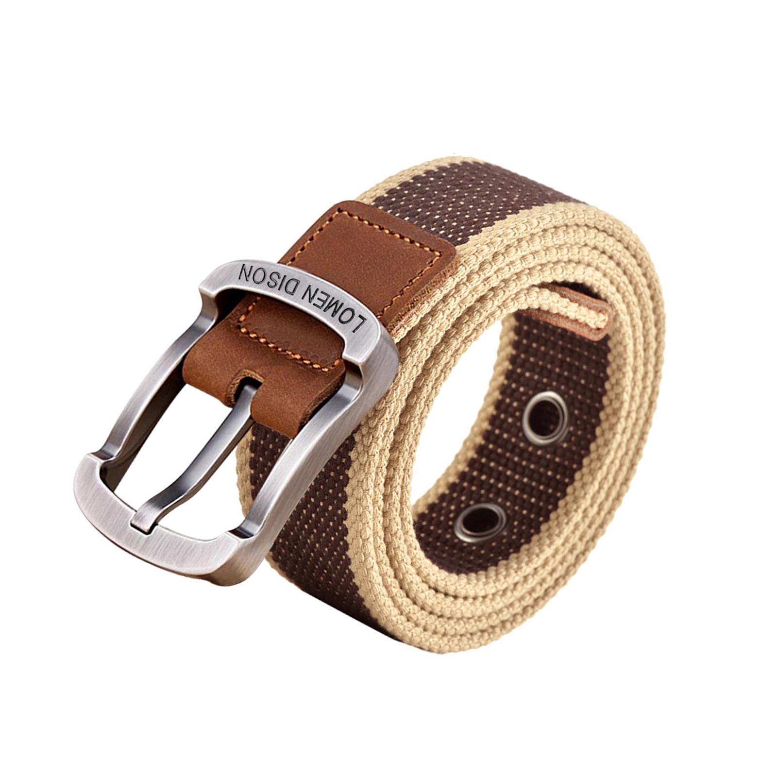Wide Canvas Belt with PU Leath - Women'S Fashion Utility Belt ulasan dan harga