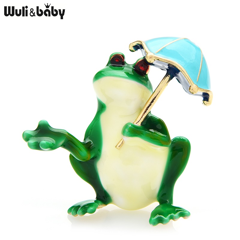 Wuli&baby Taking Umbrella Frog - Women'S Fashion Umbrella ulasan dan harga