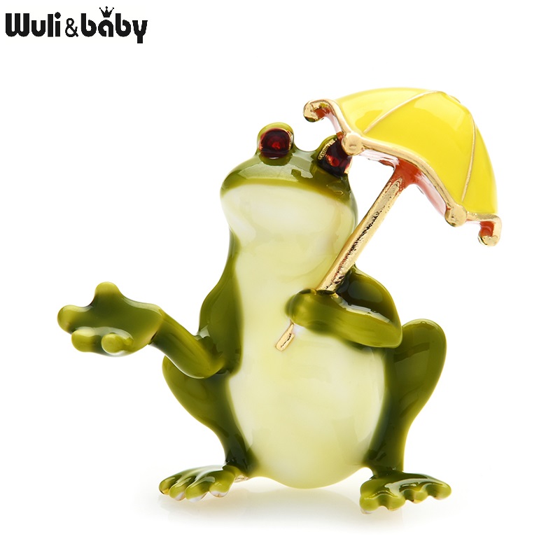 Wuli&baby Taking Umbrella Frog - Women'S Fashion Umbrella ulasan dan harga