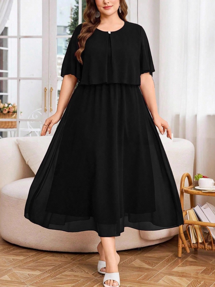 XL-5XL Plus Size Clothes Dress - Xl Women'S Fashion ulasan dan harga