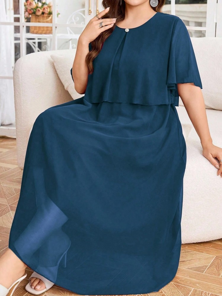 XL-5XL Plus Size Clothes Dress - Xl Women'S Fashion ulasan dan harga