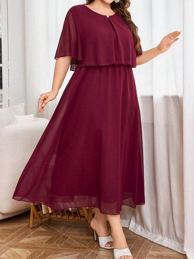 XL-5XL Plus Size Clothes Dress - Xl Women'S Fashion ulasan dan harga