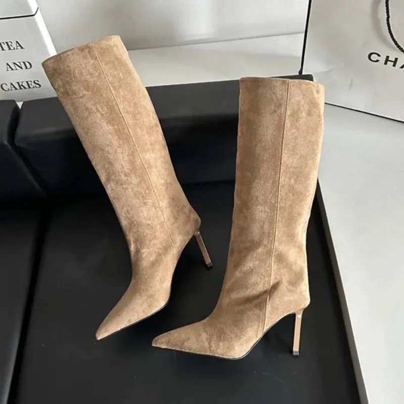 Luxury Women Long Boots Fashio - Women'S Fashion Leather Boots ulasan dan harga