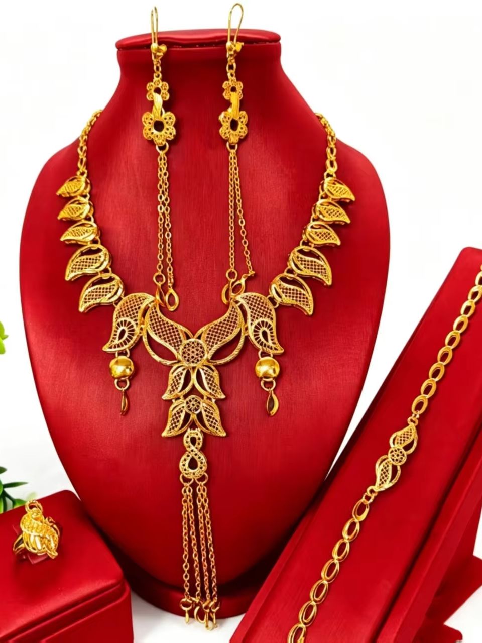 New Fashion High-End Dubai 24K - Women'S Fashion Rings Gold ulasan dan harga