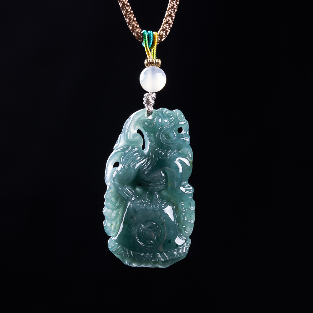 Burmese Jadeite Pixiu Pendant  - Women'S Fashion ulasan dan harga