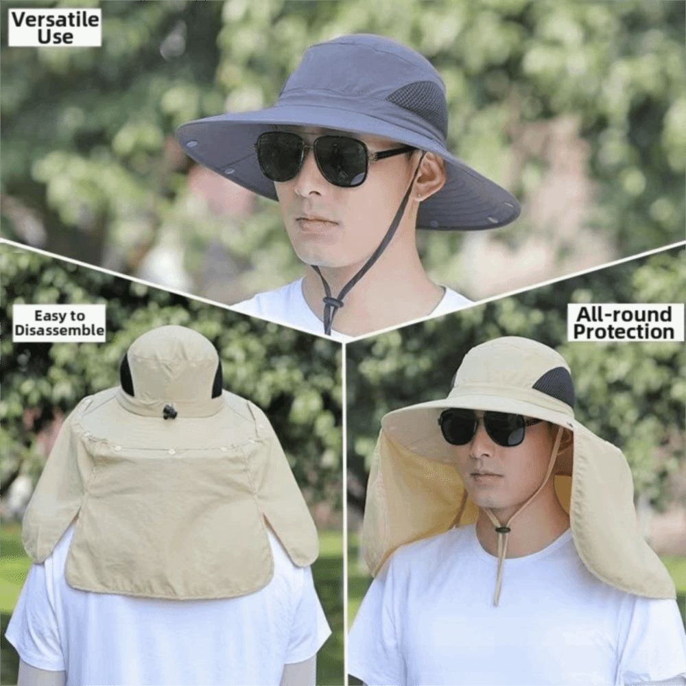 Fashion Cloth Men Sun Hat Big  - Women'S Fashion Hats ulasan dan harga