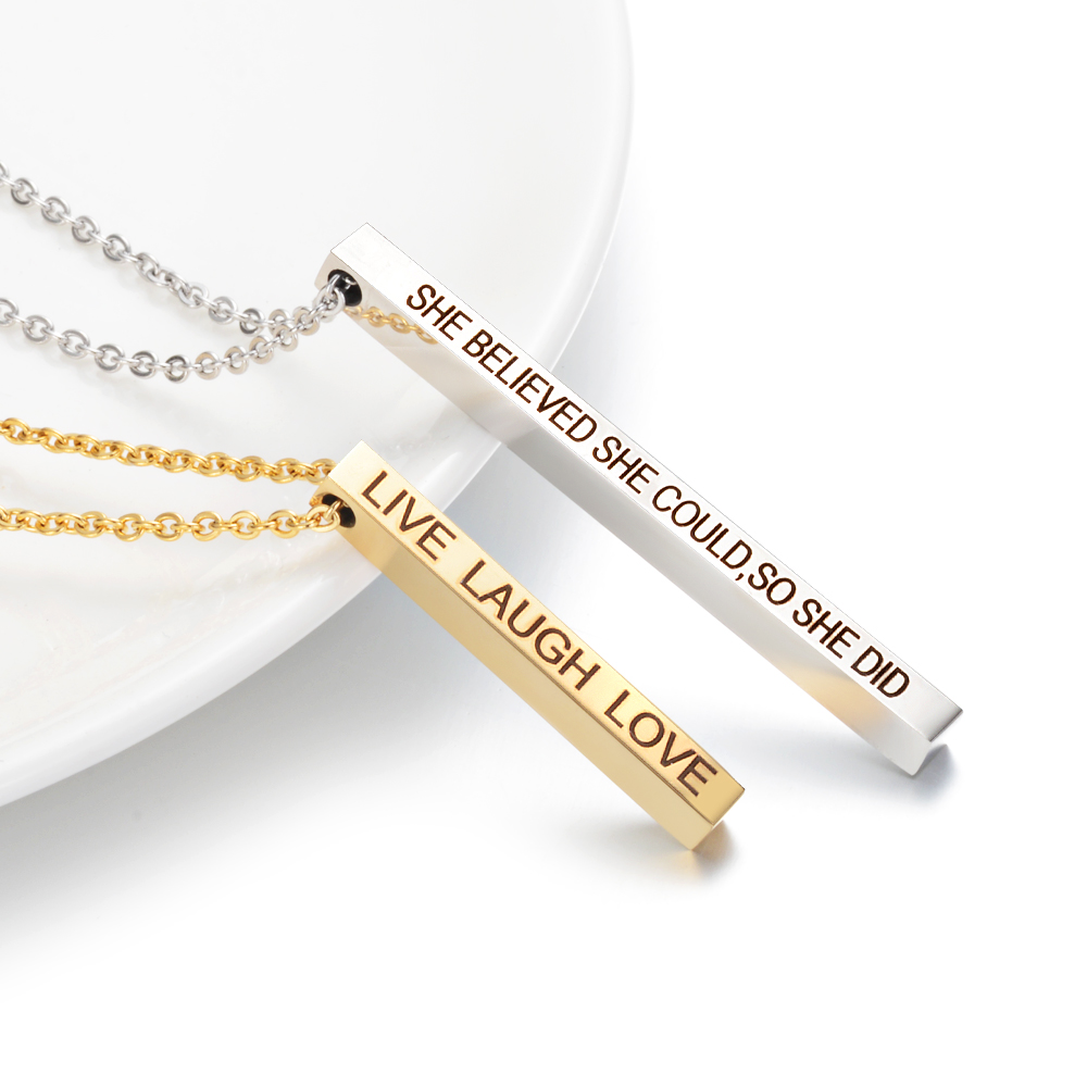 New arrival! 316L Stainless St - Women Fashion Quotes ulasan dan harga