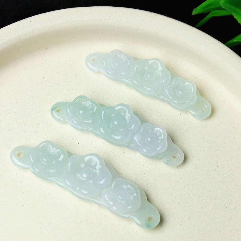 1pc Natural Jadeite Emerald Fl - Women'S Fashion ulasan dan harga
