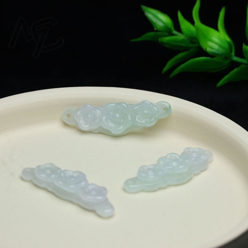 1pc Natural Jadeite Emerald Fl - Women'S Fashion ulasan dan harga