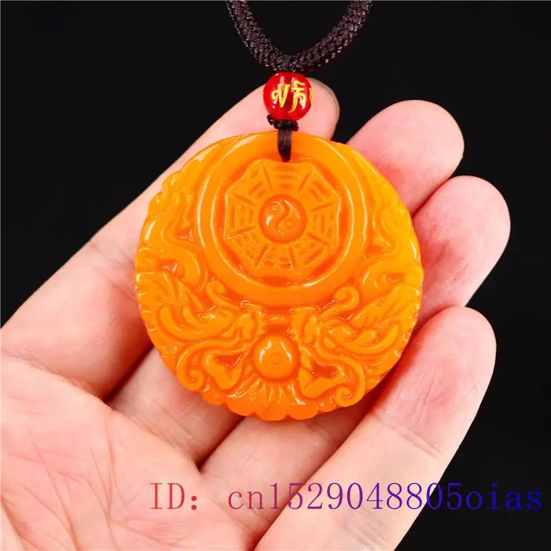 Yellow Jade Dragon Pendant Gif - Women Fashion Jewellery ulasan dan harga