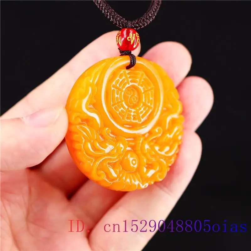 Yellow Jade Dragon Pendant Gif - Women Fashion Jewellery ulasan dan harga