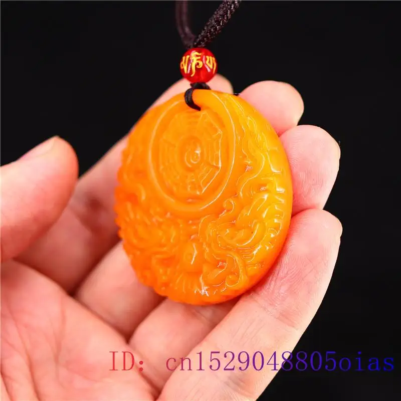 Yellow Jade Dragon Pendant Gif - Women Fashion Jewellery ulasan dan harga