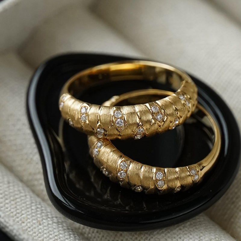 Aazuo Fine Jewelry Real 18K Ye - Women'S Fashion Rings Gold ulasan dan harga