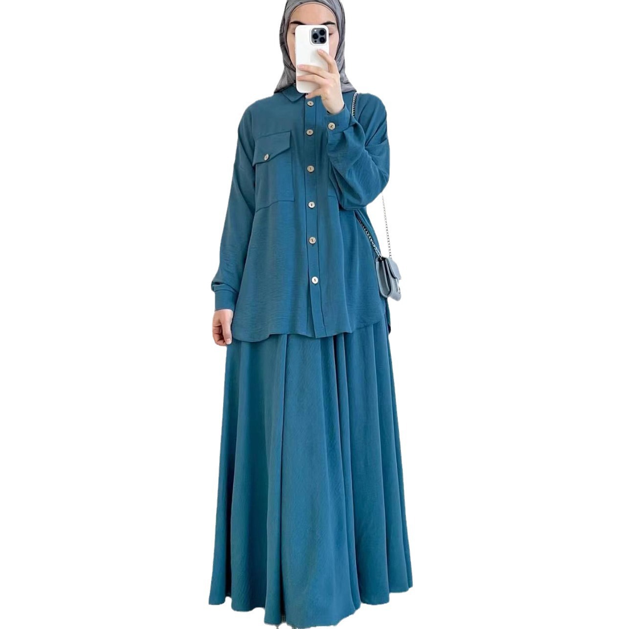 2-Piece Long Sleeve Shirt and  - Turkey Women Fashion ulasan dan harga