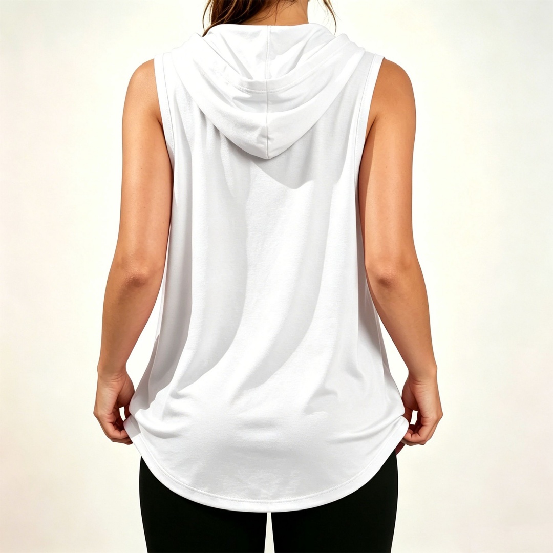 Loose-fit sleeveless hoodie fe - Hoodie Women Oversized ulasan dan harga