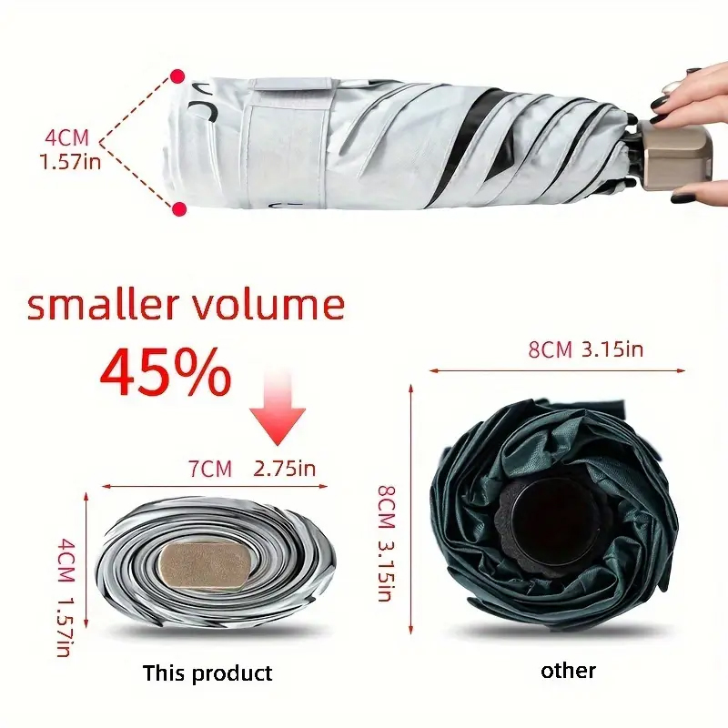 Small Folding Umbrella Sun Wom - Women'S Fashion Umbrella ulasan dan harga