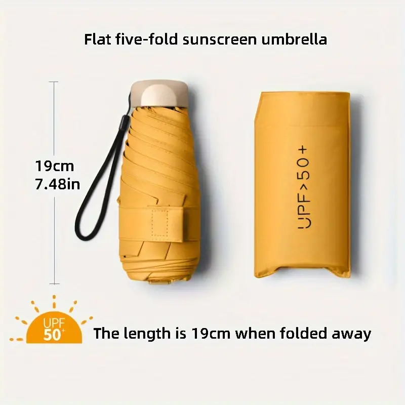 Small Folding Umbrella Sun Wom - Women'S Fashion Umbrella ulasan dan harga