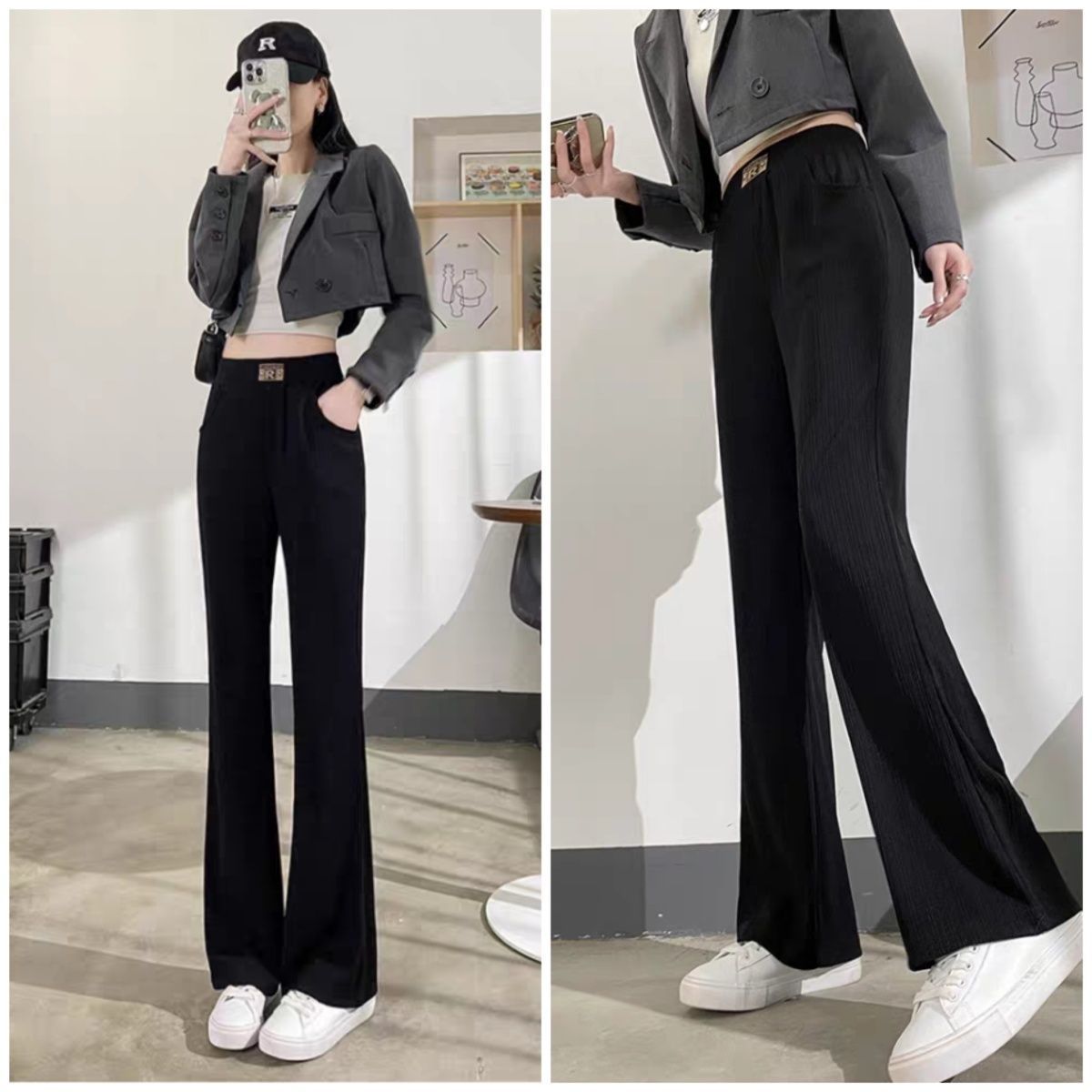 Trousers Womens Cargo Jogger M - Women'S Fashion Utility Pants ulasan dan harga
