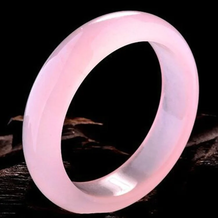 Genuine Natural Pink Jade Bang - Women Fashion Jewellery ulasan dan harga