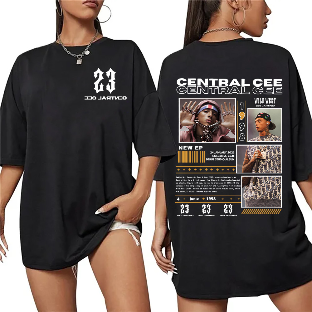 Rapper Central Cee Wild West T - Women'S Fashion Wild West ulasan dan harga