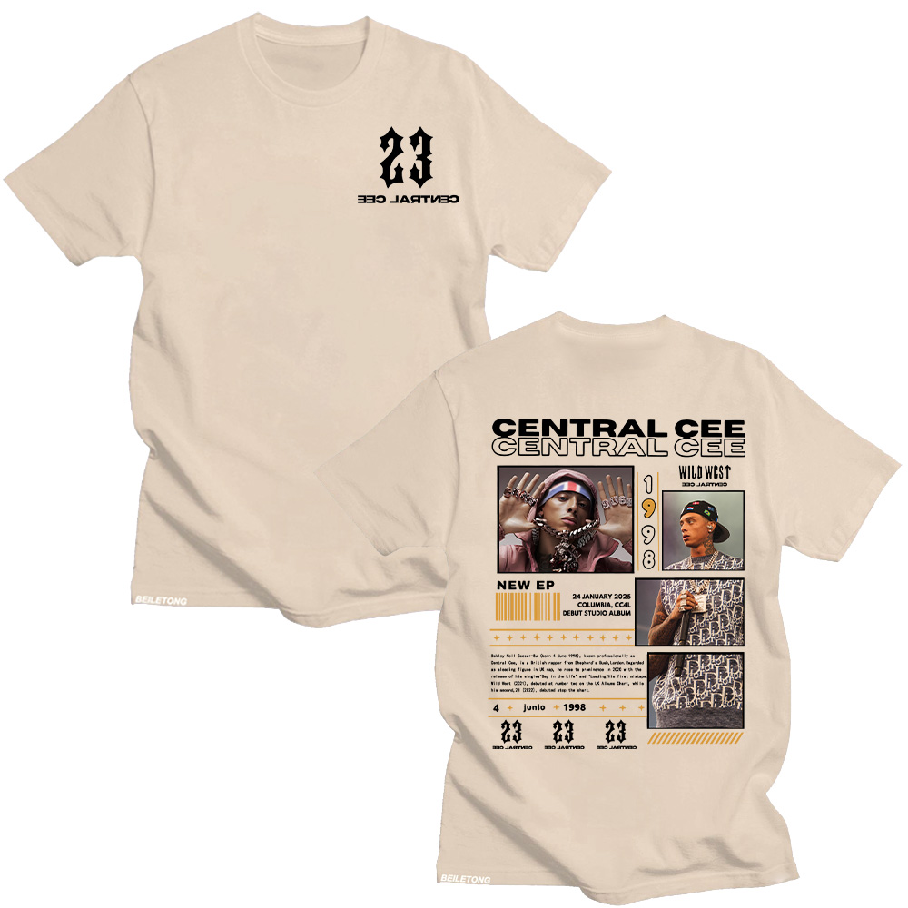 Rapper Central Cee Wild West T - Women'S Fashion Wild West ulasan dan harga