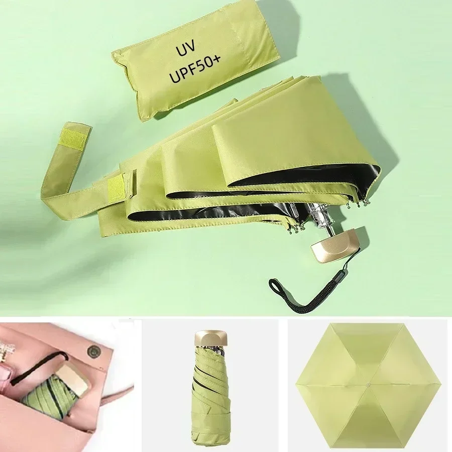 Mini five-fold umbrella sun pr - Women'S Fashion Umbrella ulasan dan harga