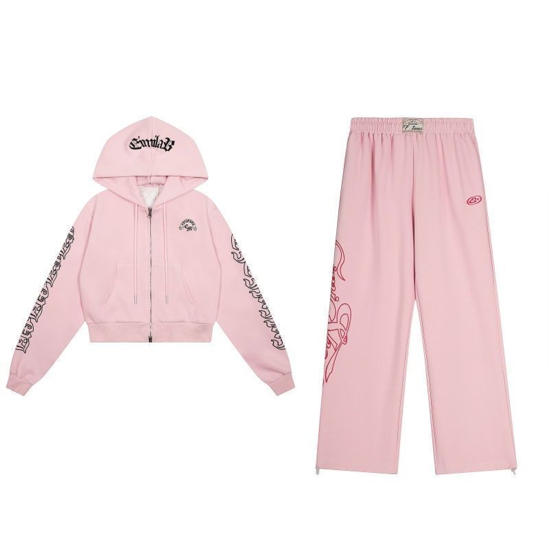 Y2K American Casual 2-piece Se - Hoodie Women Oversized ulasan dan harga
