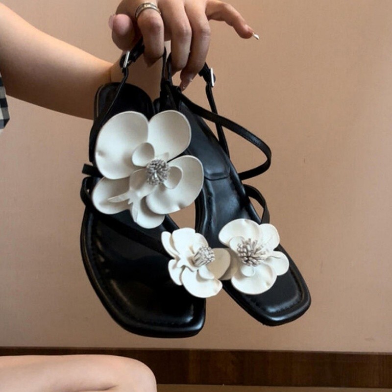 Wonen  Flower Clip Toe High Sa - Women'S Fashion Spring Summer 2026 ulasan dan harga