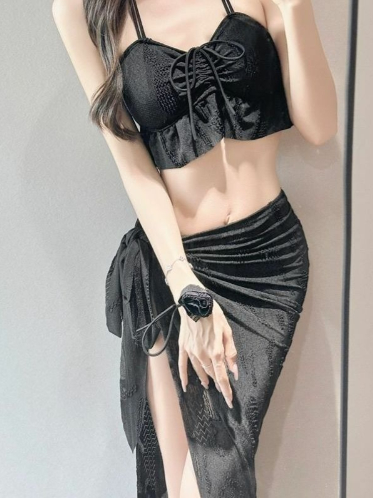 Ladies Floral Two Piece Swimsu - Women'S Fashion ulasan dan harga