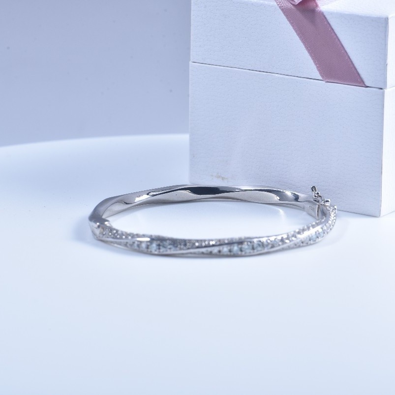 s925 Sterling Silver Bangle fo - Women Fashion Jewellery ulasan dan harga